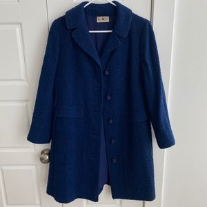 1960s Vintage Women’s Blue Coat